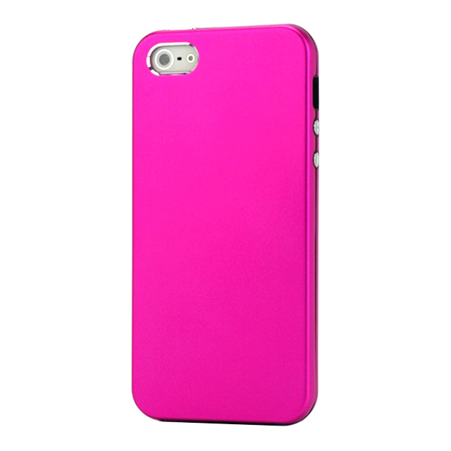 【iPhone5s/5 ケース】ShineEdge Aluminium Case ホットピンク