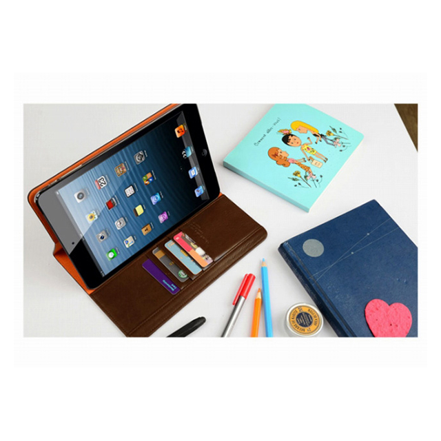 【iPad mini(第1世代) ケース】Classic Leather for iPad mini ブラウンサブ画像