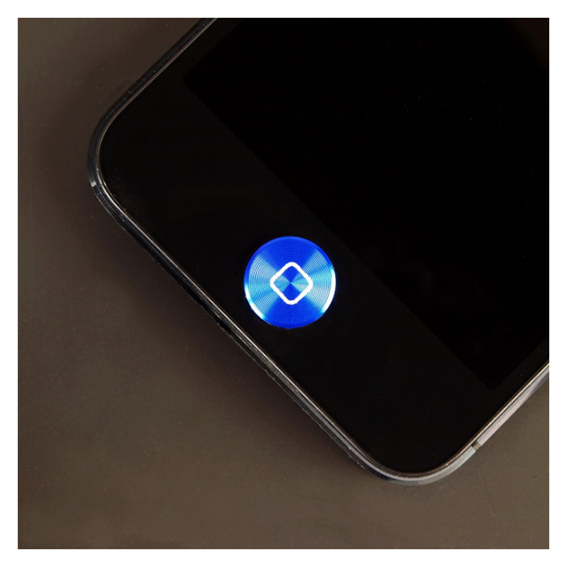 ホームボタンアルミプレート：プレミアム for iPhone/iPad ウルトラマリンサブ画像