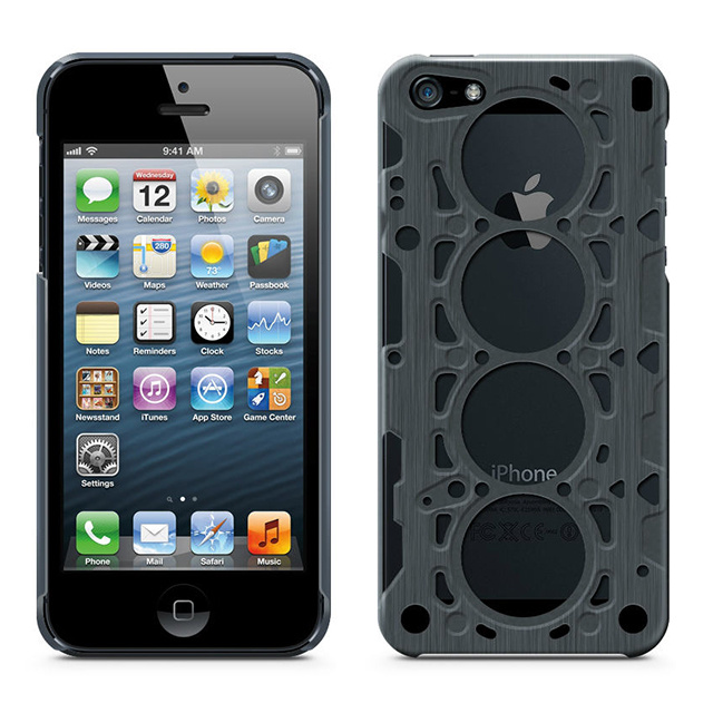 【iPhoneSE(第1世代)/5s/5 ケース】id America Gasket (Gray)