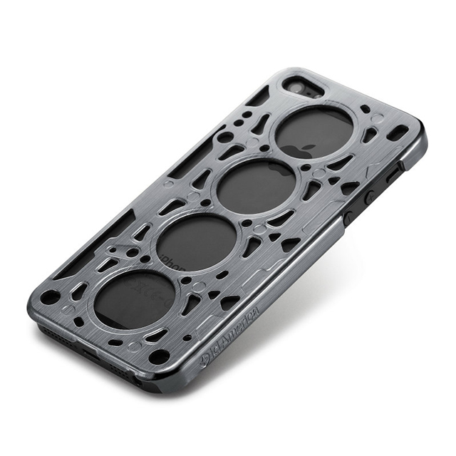 【iPhoneSE(第1世代)/5s/5 ケース】id America Gasket (Gray)サブ画像