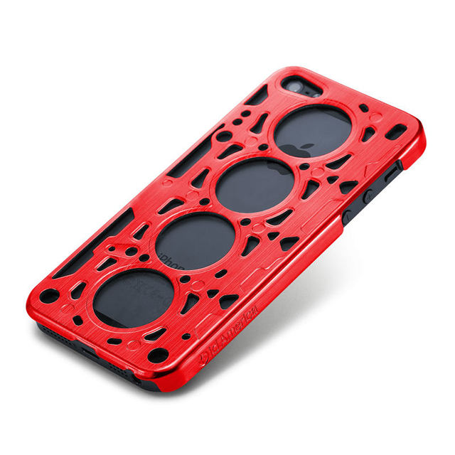 【iPhoneSE(第1世代)/5s/5 ケース】id America Gasket (Red)サブ画像