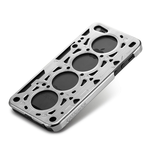 【iPhoneSE(第1世代)/5s/5 ケース】id America Gasket (Silver)サブ画像