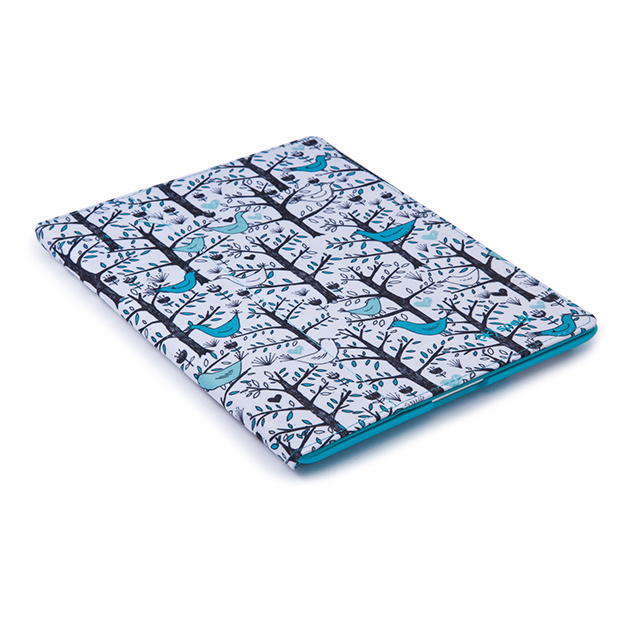 【iPad(第3世代/第4世代) iPad2 ケース】gen FitFolio[LoveBirds Teal]