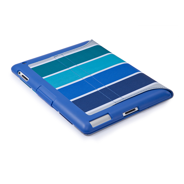 【iPad(第3世代/第4世代) iPad2 ケース】gen FitFolio[ColorBar Arctic Blue]goods_nameサブ画像