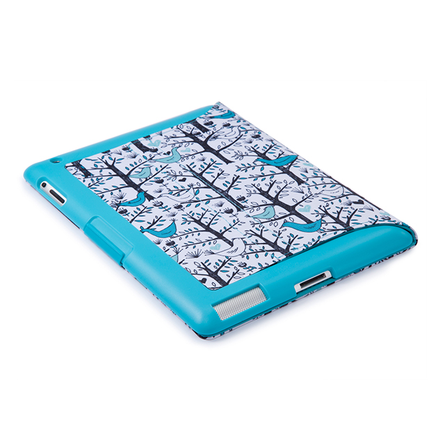 【iPad(第3世代/第4世代) iPad2 ケース】gen FitFolio[LoveBirds Teal]サブ画像