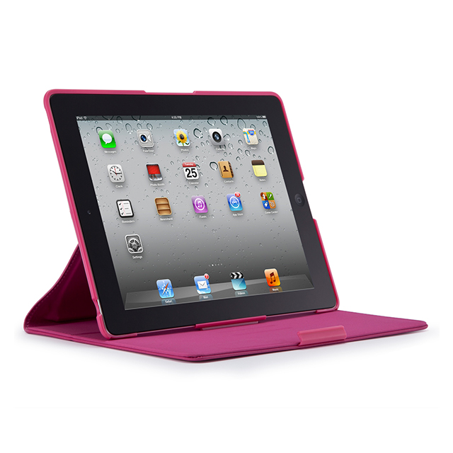 【iPad(第3世代/第4世代) iPad2 ケース】gen FitFolio[Raspberry Pink]サブ画像