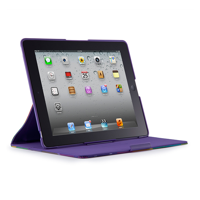 【iPad(第3世代/第4世代) iPad2 ケース】gen FitFolio[MegaPlaid Springtime]goods_nameサブ画像