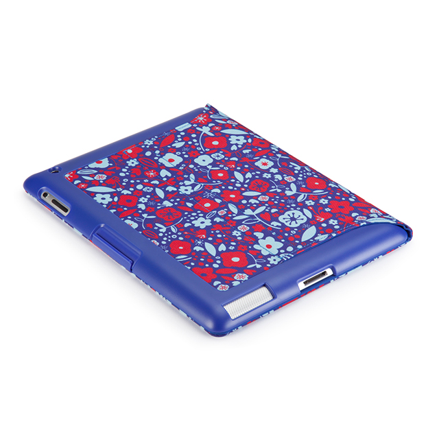 【iPad(第3世代/第4世代) iPad2 ケース】gen FitFolio[BitsyFloral Blue/Red]goods_nameサブ画像