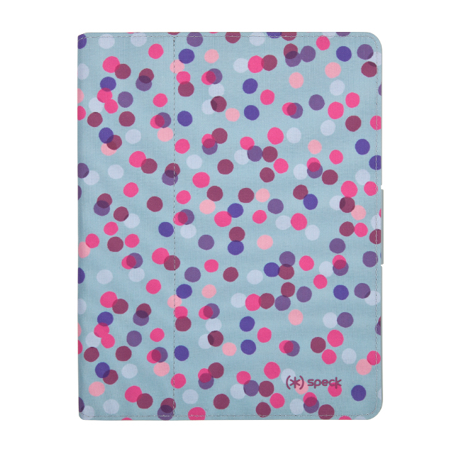 【iPad(第3世代/第4世代) iPad2 ケース】gen FitFolio[SprinkleTwinkle Grey/Pink]サブ画像