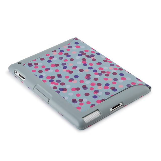 【iPad(第3世代/第4世代) iPad2 ケース】gen FitFolio[SprinkleTwinkle Grey/Pink]goods_nameサブ画像