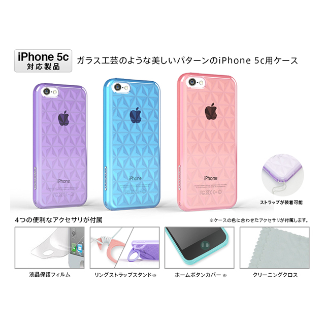 【iPhone5c ケース】TUNEPRISM for iPhone5c Peachgoods_nameサブ画像