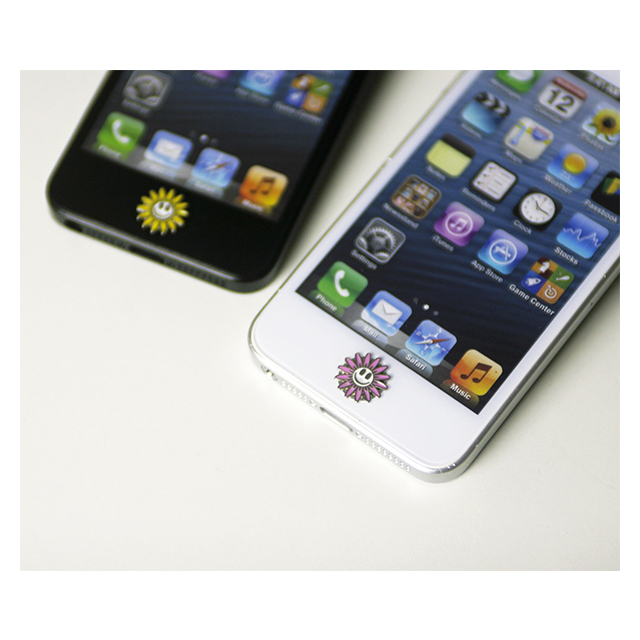 iCharm Home Button Accessory ”Daisy”ホワイトサブ画像