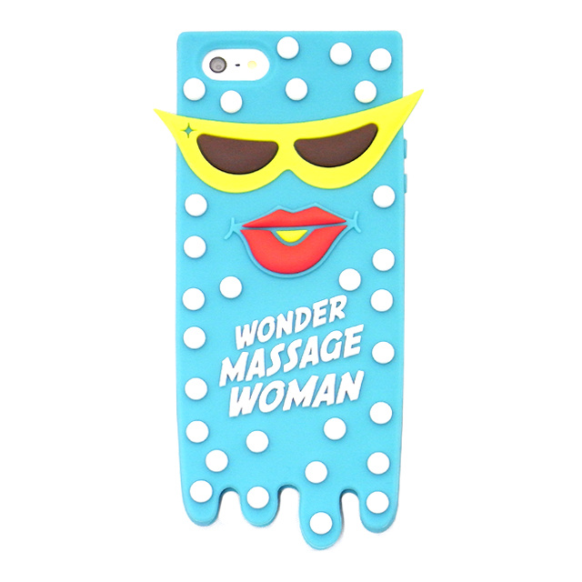 【iPhone5s/5 ケース】MASSAGE WOMAN BLUE