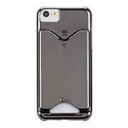 【iPhone5c ケース】Barely There Case, Chrome/カードホルダー付き