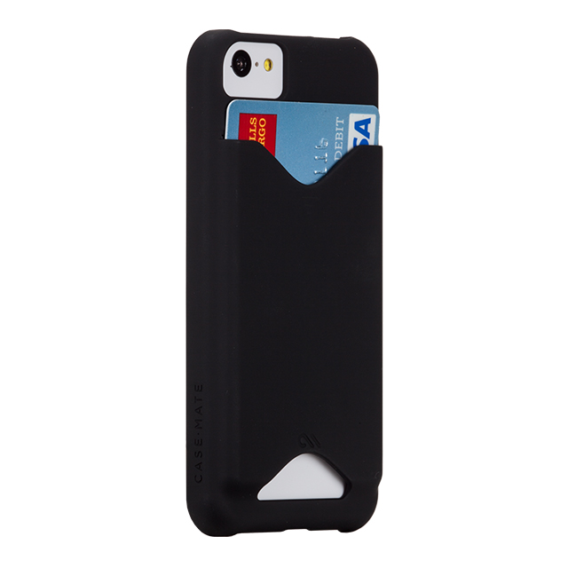 【iPhone5c ケース】Barely There Case, Matte Black/カードホルダー付きサブ画像