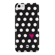 【iPhone5c ケース】Barely There Studio Prints Case, Polka Love