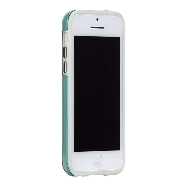 【iPhone5c ケース】Hybrid Tough Naked Case, Aqua with White Bumperサブ画像