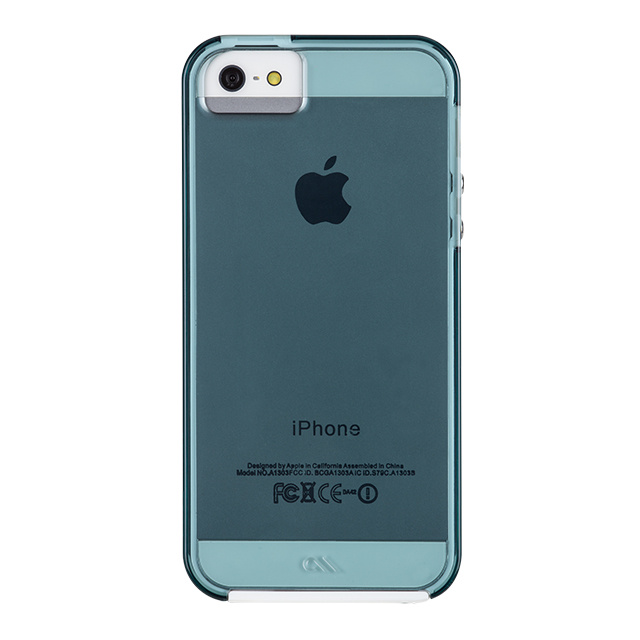 【iPhoneSE(第1世代)/5s/5 ケース】Hybrid Tough Naked Case (Blue/White)