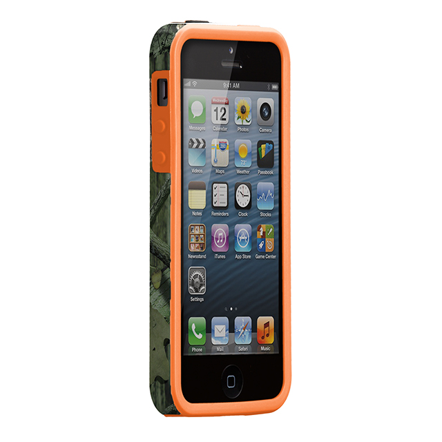 【iPhoneSE(第1世代)/5s/5 ケース】Tough Mossy Oak New Break Up Infinity Orangeサブ画像