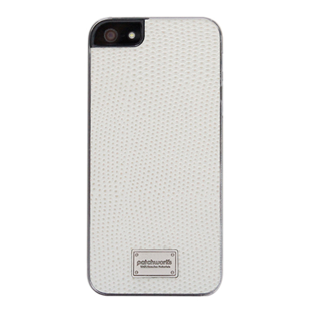 【iPhoneSE(第1世代)/5s/5 ケース】Classique Snap Case Leather (Lizard White)サブ画像