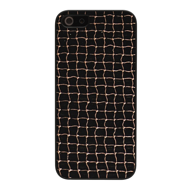 【iPhoneSE(第1世代)/5s/5 ケース】Metal case (Bronze Net)