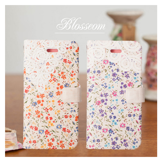 【iPhoneSE(第1世代)/5s/5 ケース】Blossom Diary (オレンジ)サブ画像