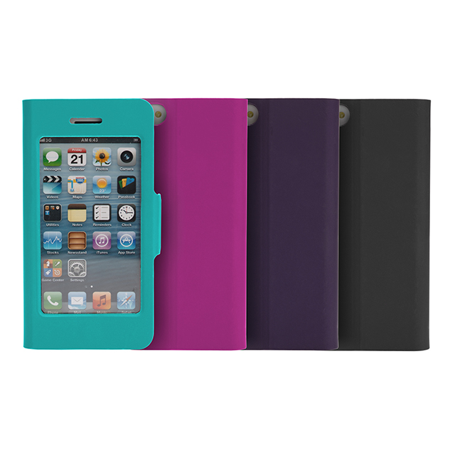 【iPhone5c ケース】Folio Window Case Lite-Noirサブ画像