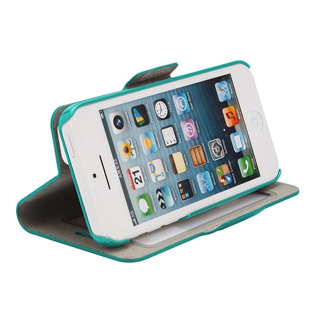 【iPhone5c ケース】Folio Window Case Lite-lake Blueサブ画像