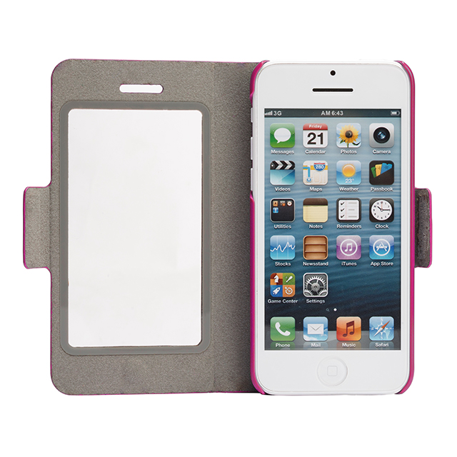 【iPhone5c ケース】Folio Window Case Lite-Fushiaサブ画像