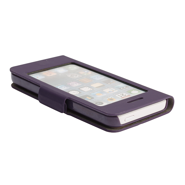 【iPhone5c ケース】Folio Window Case Lite-Aubergineサブ画像