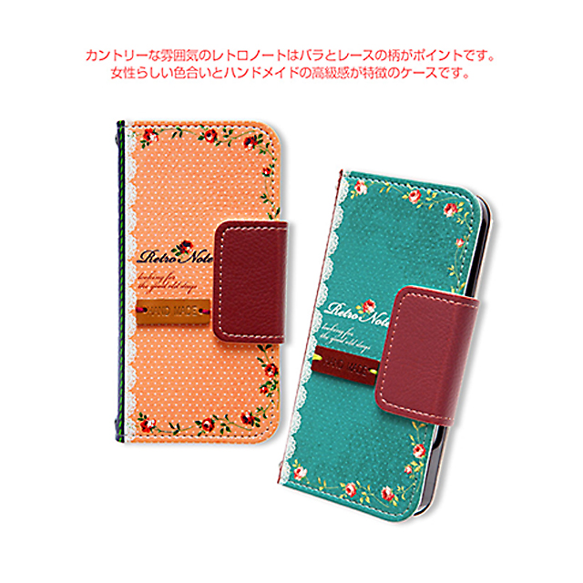 【iPhoneSE(第1世代)/5s/5 ケース】Retro Note (グリーン)goods_nameサブ画像