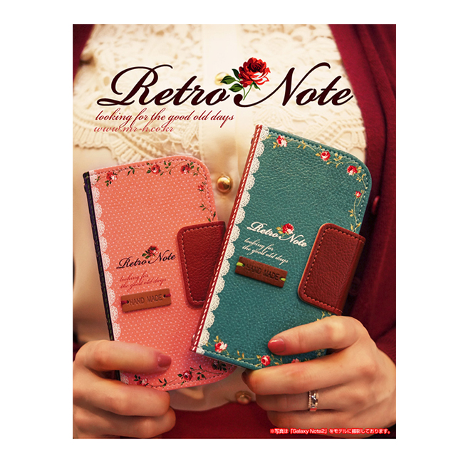 【iPhoneSE(第1世代)/5s/5 ケース】Retro Note (グリーン)サブ画像