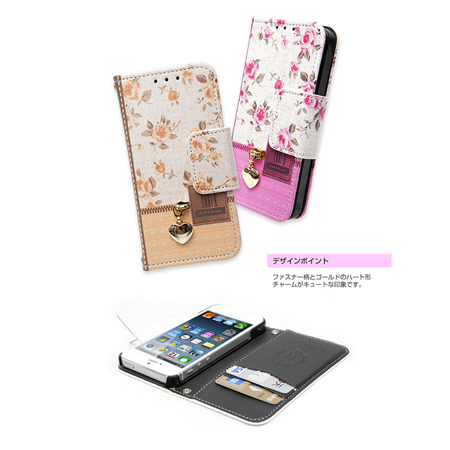 【iPhoneSE(第1世代)/5s/5 ケース】Zipper Flower (ピンク)goods_nameサブ画像