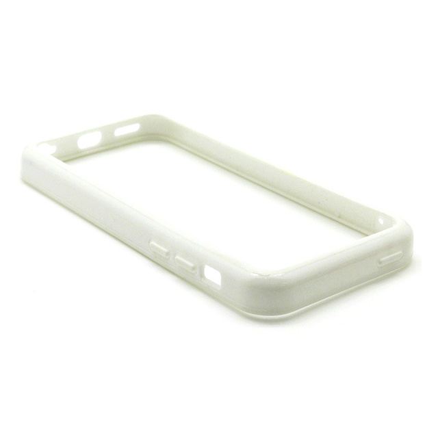 【iPhone5c ケース】Edge Band ハイブリッドバンパーWhite