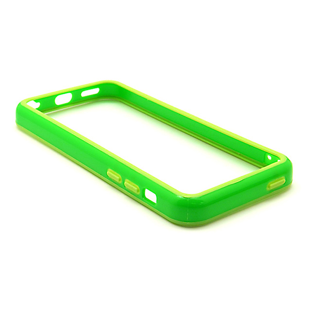 【iPhone5c ケース】Edge Band ハイブリッドバンパーGreen