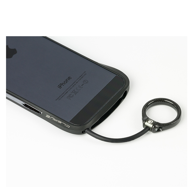 【iPhoneSE(第1世代)/5s/5 ケース】CLEAVE ALUMINUM BUMPER Mighty2 (Dark Night Black/Black Metallic)goods_nameサブ画像