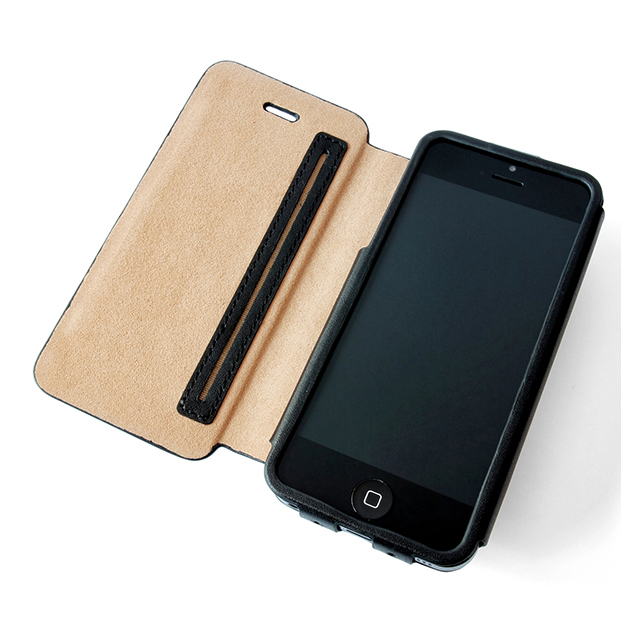 【iPhone5s/5 ケース】Leather Case (ブラック)goods_nameサブ画像