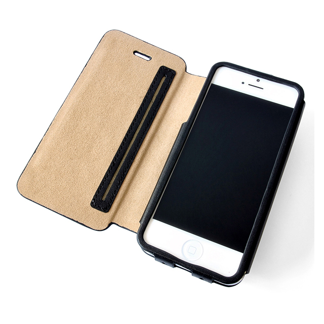 【iPhone5s/5 ケース】Leather Case (ブラック)goods_nameサブ画像