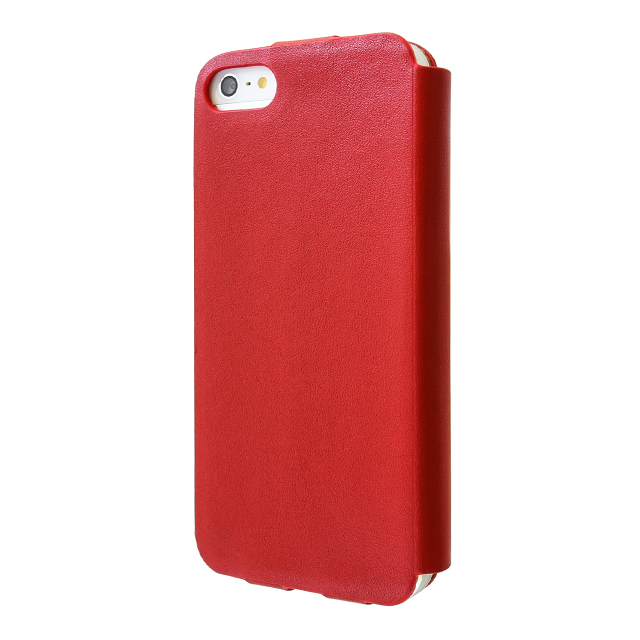 【iPhone5s/5 ケース】Leather Case (レッド)サブ画像