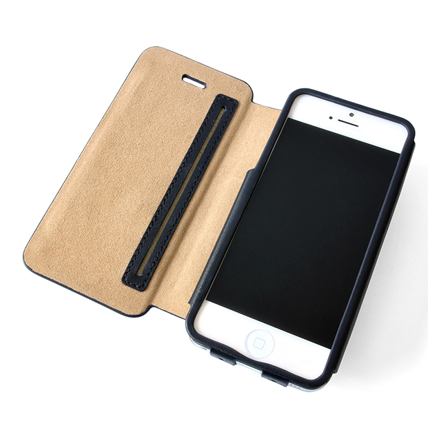 【iPhone5s/5 ケース】Leather Case (ネイビー)goods_nameサブ画像