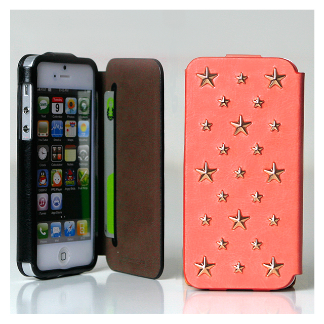 【iPhoneSE(第1世代)/5s/5c/5 ケース】507SC Star’s Case (ピンク)サブ画像