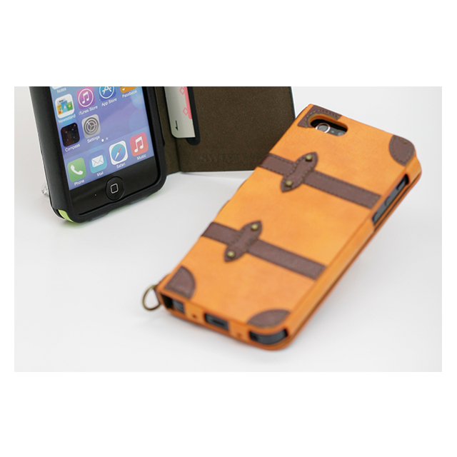 【iPhoneSE(第1世代)/5s/5c/5 ケース】Trolley Case Classic (ダークブラウン)goods_nameサブ画像