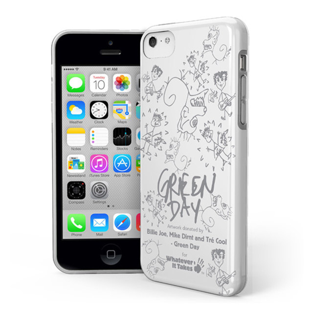 【iPhone5c ケース】『Whatever It Takes』プレミアムジェルシェルケース【Green Day】