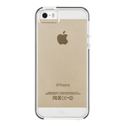 【iPhoneSE(第1世代)/5s/5 ケース】Hybrid Tough Naked Case  (Clear/White)