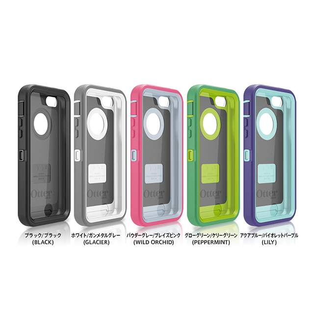 【iPhone5c ケース】OtterBox Defender ホワイト/ガンメタルグレー (GLACIER)サブ画像