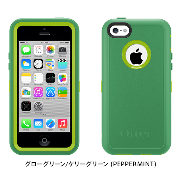 【iPhone5c ケース】OtterBox Defender グローグリーン/ケリーグリーン (PEPPERMINT)goods_nameサブ画像