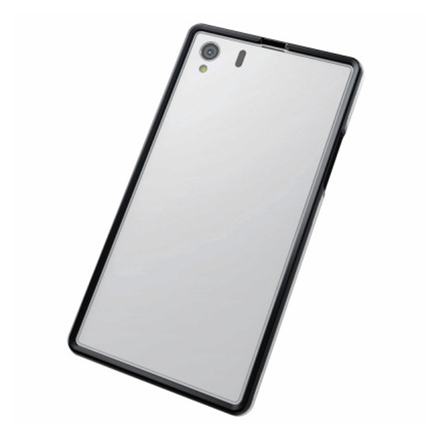 【XPERIA Z1 ケース】Xperia(TM) Z1/SOL23用ハイブリッドバンパー/ブラック