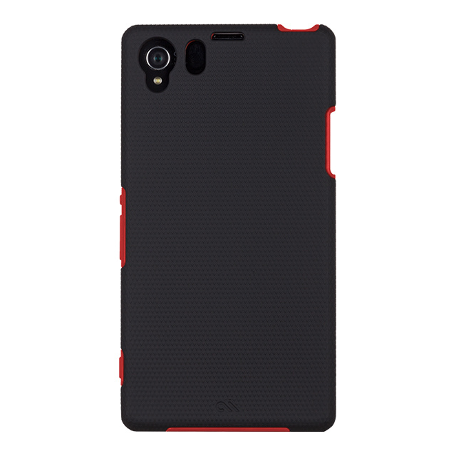 【XPERIA Z1 ケース】Hybrid Tough Case, Black/Red