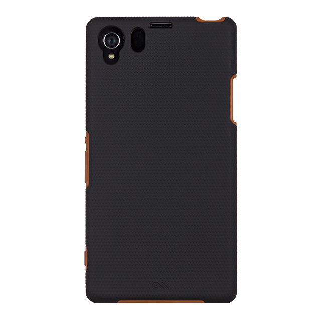 【XPERIA Z1 ケース】Hybrid Tough Case, Black/Brown